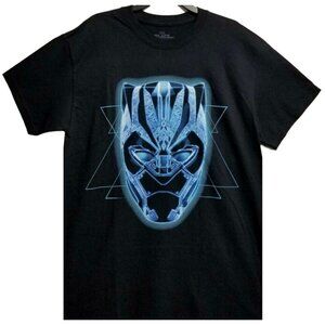 Marvel BLACK PANTHER Men Crew Neck 100% Cotton Graphic T-Shirt (Medium) NEW